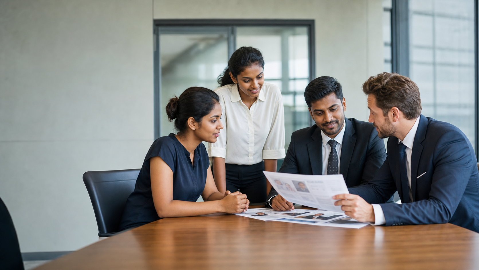 Representative image of Sri Lankan professionals meeting an international employer
